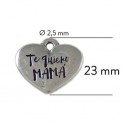 Colgante corazón "Te quiero mamá"