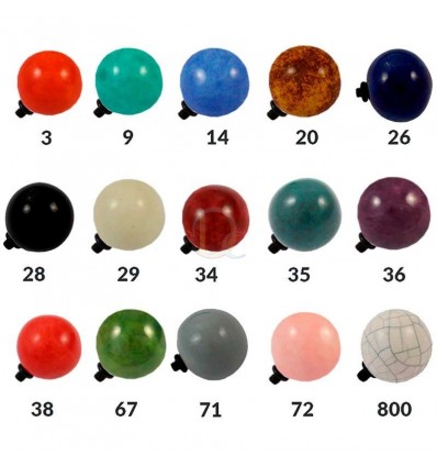Pulseras con bolas intercambiables de cerámica de colores