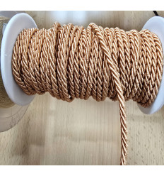 Braided Silk Cord Old Gold