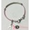 Pulsera Solidaria Rosa. D07001