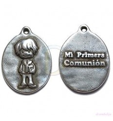Medalla 1ª Comunión Niño. 23x18mm