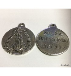 Medalla Virgen de la Soledad.