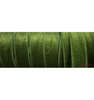 Terciopelo Elástico Verde 20mm